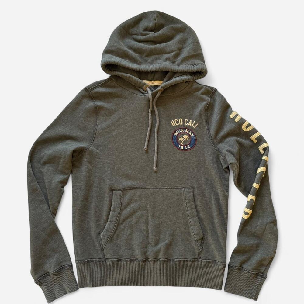 Grey hollister co malibu beach hoodie